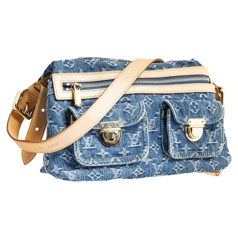 denim louis vuitton crossbody|High Rise Monogram Denim .